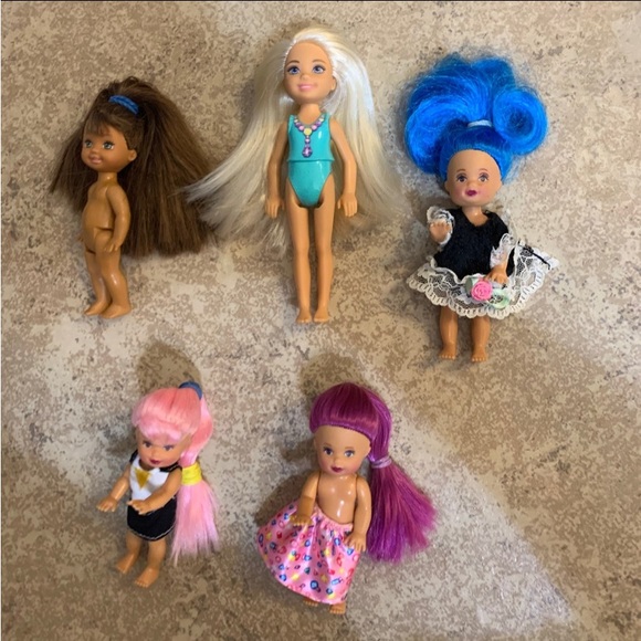 Mattel Toys Mattel Kelly Dolls 5 Five Mini Dolls 4 Barbie Poshmark
